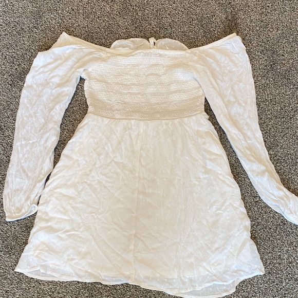 American Eagle Outfitters Strapless White Dress with Pockets - Picture 10 of 12